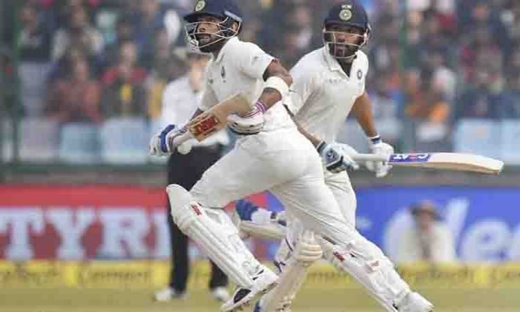 Delhi Test: India declare at 246/5, set SL 410-run target to win Images