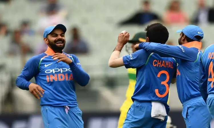 Chahal six-for restricts Australia to 230 in series decider Images