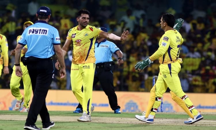 Deepak Chahar & MS Dhoni