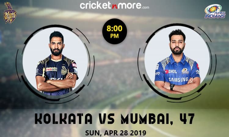 Mumbai Indians vs Kolkata Knight Riders