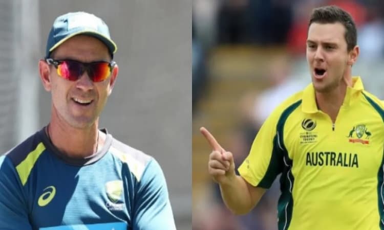 Justin Langer and Josh hazlewood