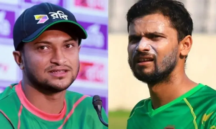 Shakib Al Hasan and Mashrafe Mortaza