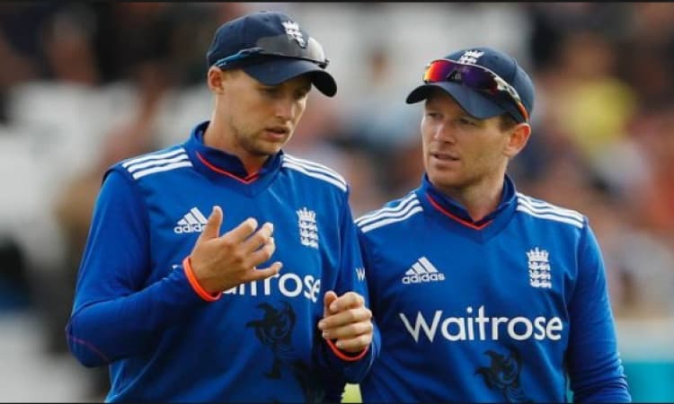 Eoin Morgan and Joe Root 