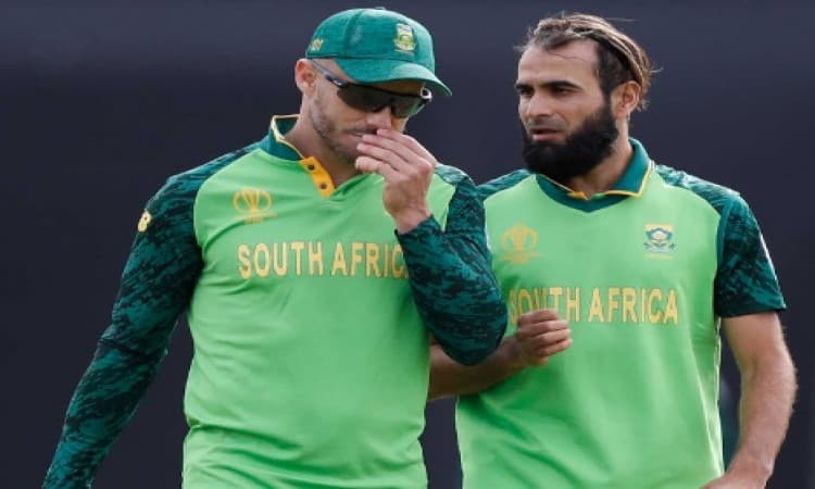 FAf with Imran Tahir