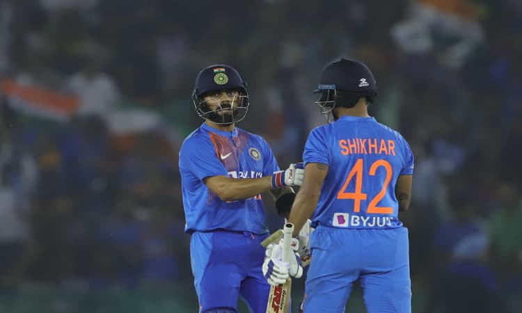 Virat Kohli and Shikhar Dhawan