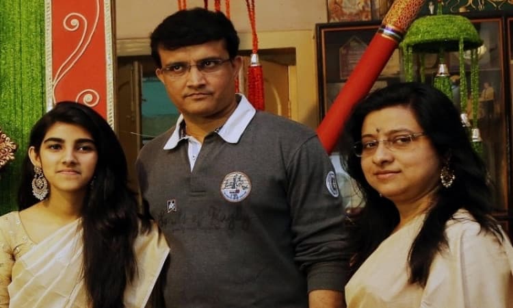 Sourav Ganguly with Daughter Sana