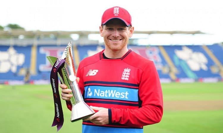 Eoin Morgan and Heather Knight
