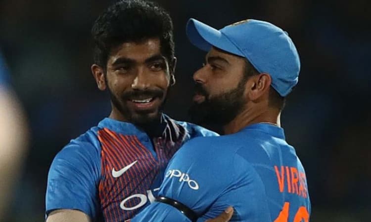 Virat Kohli and Jasprit Bumrah