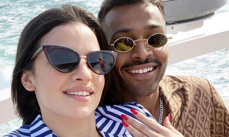 Hardik Pandya and Natasa Stankovic 