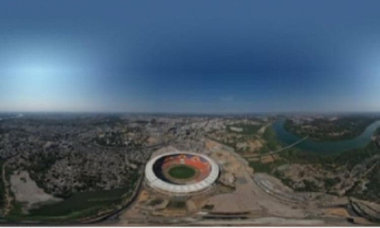 BCCI shares bird's eye view of picturesque Motera Stadium Images