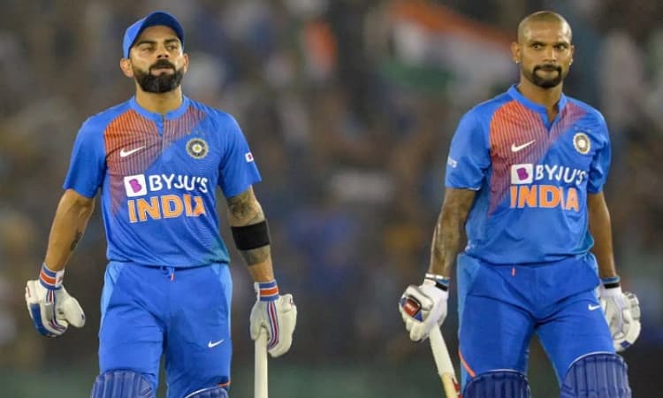 Shikhar Dhawan and Virat Kohli