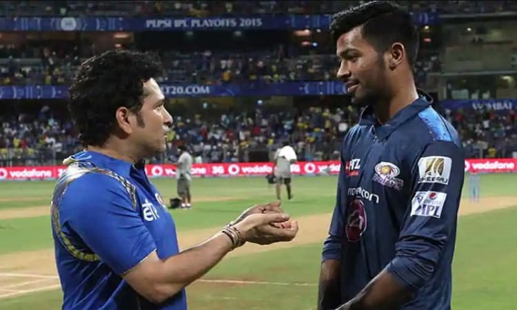 Sachin Tendulkar and Hardik Pandya