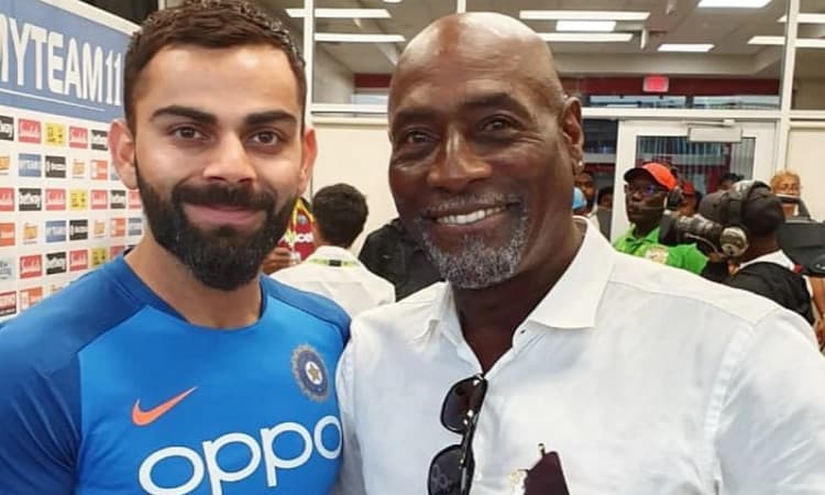 Vivian Richards and Virat Kohli