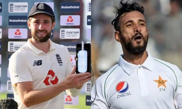 Chris Woakes and Shan Masood