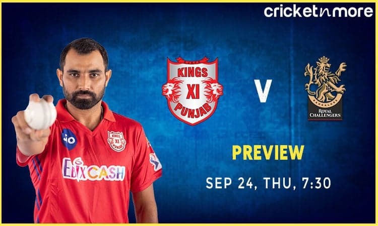 KXIP vs RCB Fantasy XI PReview
