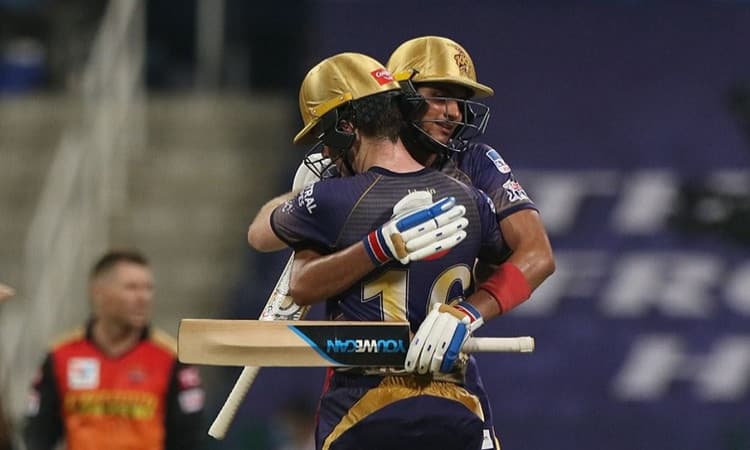 Shubman Gill and Eoin Morgan