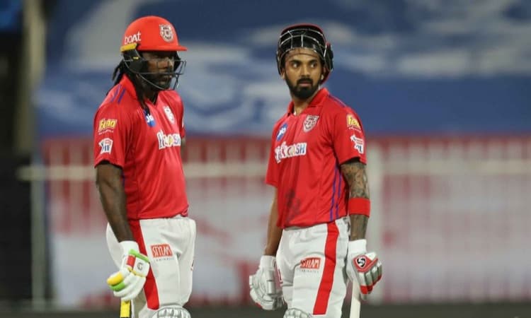 KL Rahul and Chris Gayle