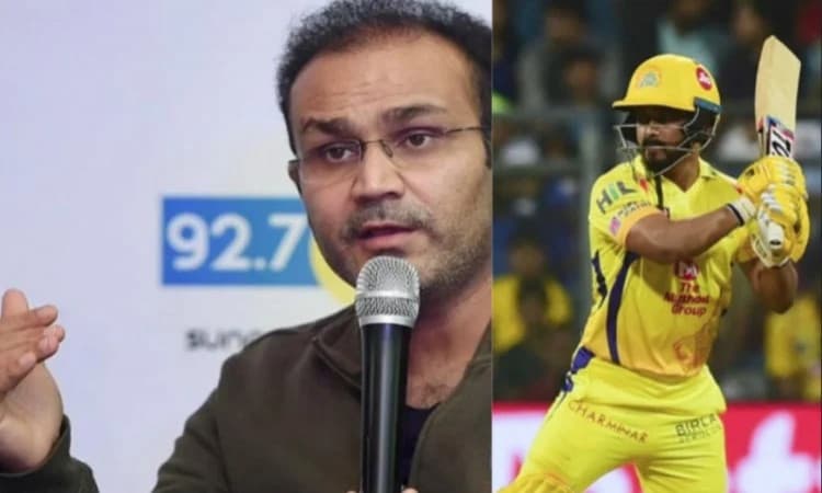 Virender Sehwag and Kedar Jadhav