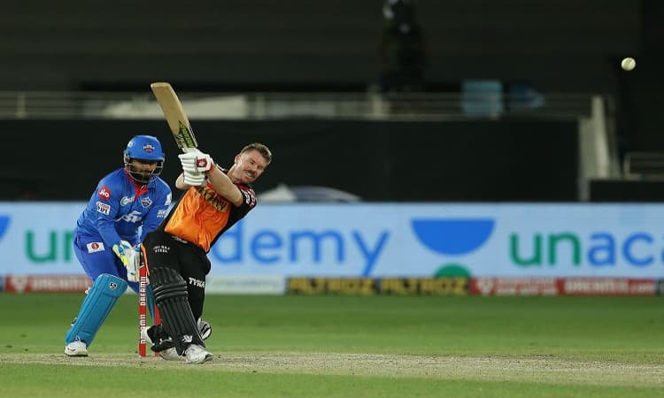 ipl 2020 saha, warner power srh to 219-2 