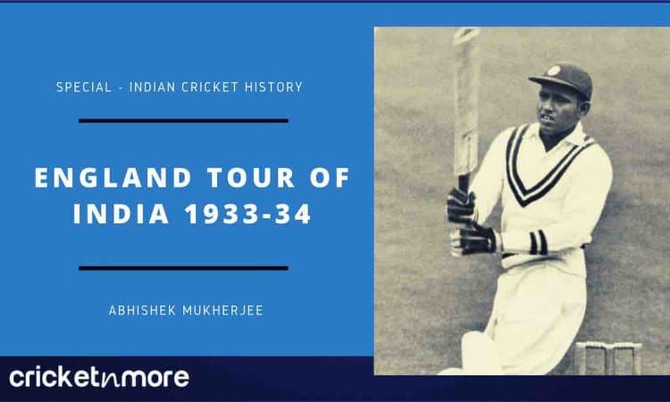 England Tour Of India 1933-34