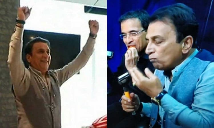 Cricket Image for Sunil Gavaskar Celebrates Neeraj Chopra's Gold With Jig, Jalebis