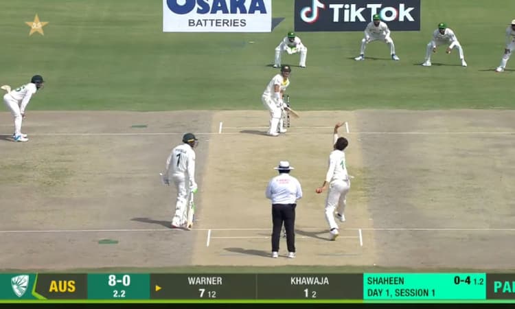 Cricket Image for WATCH: Shaheen Afridi's Sensational Opening Burst Gets Warner, Labuschagne In One 