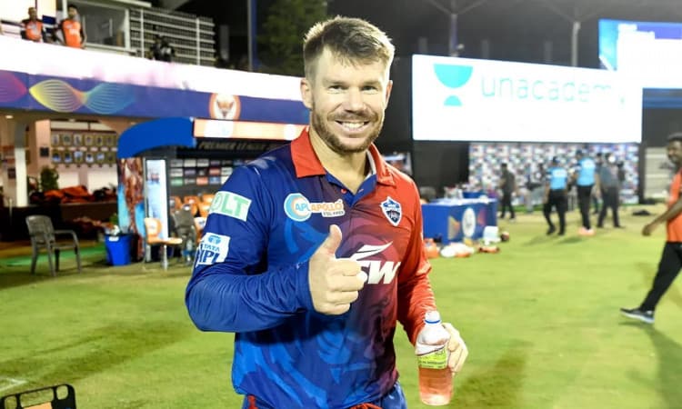 Cricket Image for David Warner Knocks A Gallant Innings Against His Former Team SRH