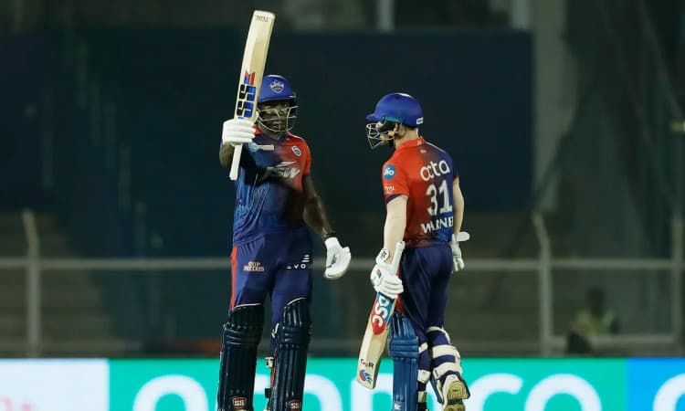 Cricket Image for Unbeaten Half-Centuries By Warner, Powell Sets A Huge Target Agianst SRH