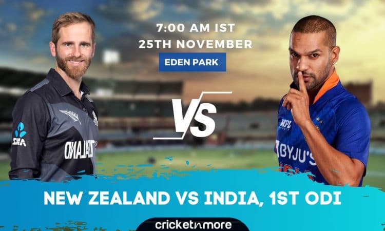 Cricket Image for New Zealand vs India, 1st ODI – NZ vs IND Cricket Match Prediction, Where To Watch