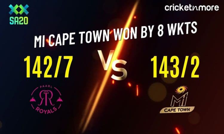 MI Cape Town Beat Paarl Royals