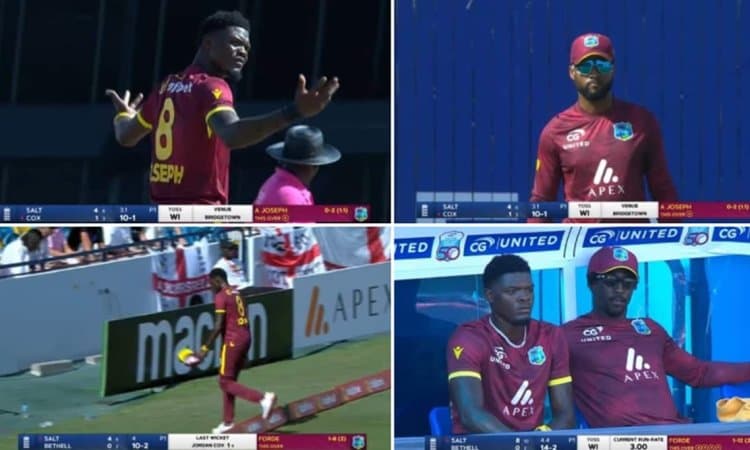 West Indies Bowler Alzarri Joseph Suspended After Storming Off Field