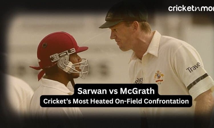 Ramnaresh Sarwan-Glenn McGrath Fight