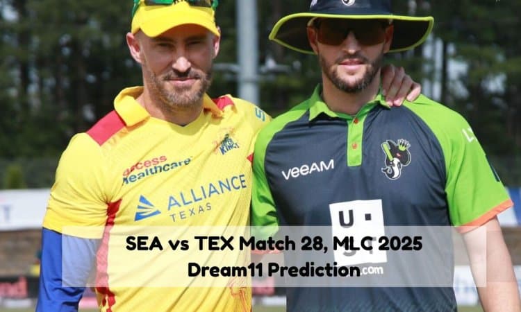 SEA vs TEX Dream11 Prediction Match 28, MLC 2025