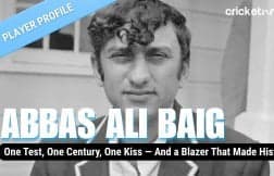 One Test, One Century, One Kiss: The Legend of Baig