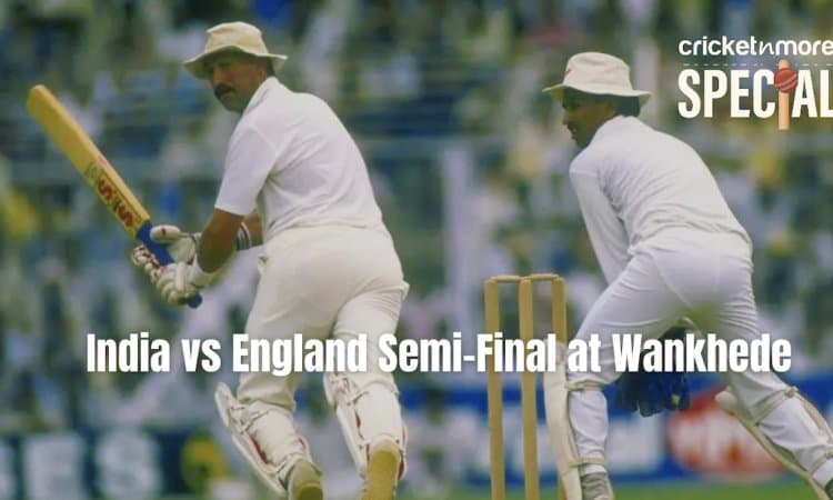 India vs England Semi-Final at Wankhede 1987