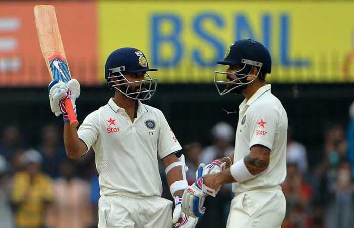 India post 358/3 at lunch on Day 2 vs New Zealand 
