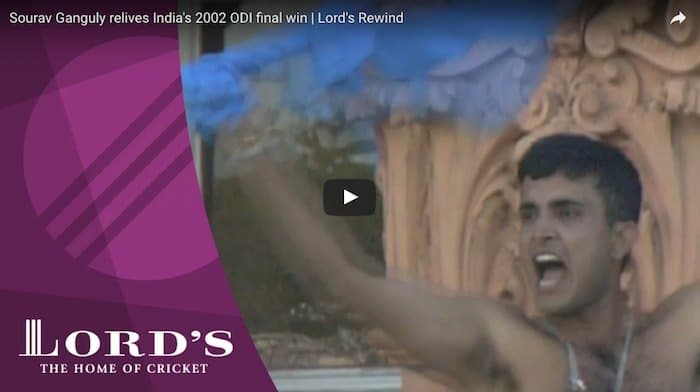 Ganguly Shirt incident