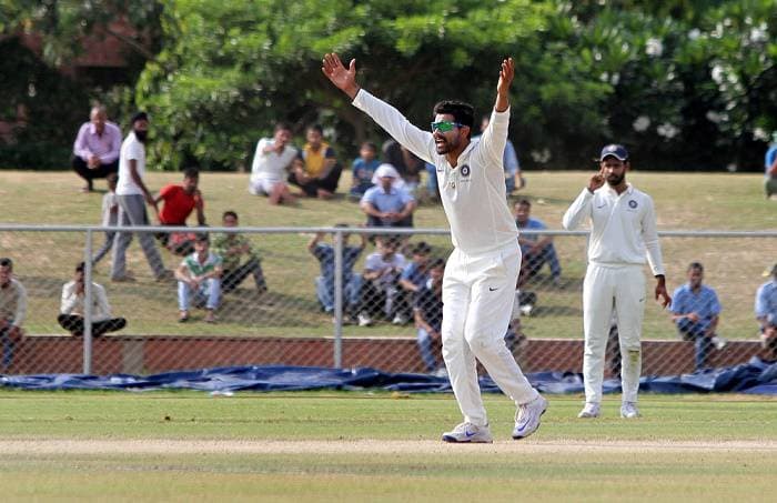 Jadeja's fifer takes India Blue closer to Duleep Trophy title