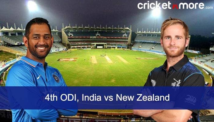 India vs New Zealand, 4th ODI