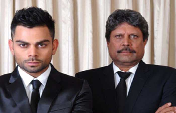 Kapil Dev and Virat Kohli Image