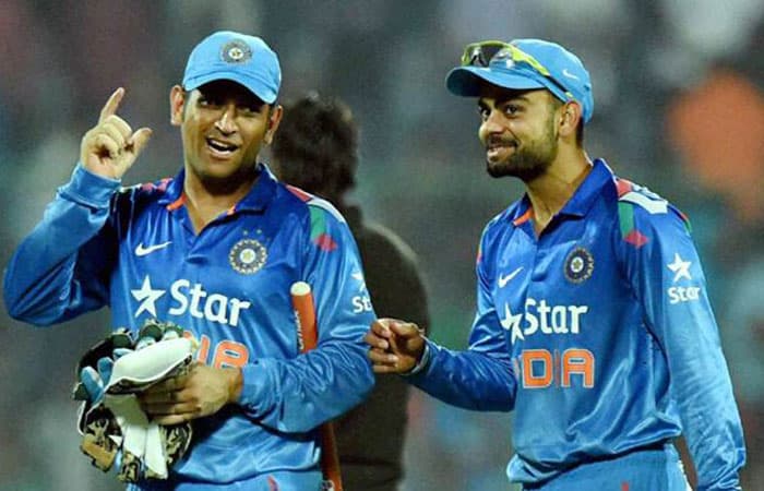 Virat Kohli and Mahendra Singh Dhoni Image
