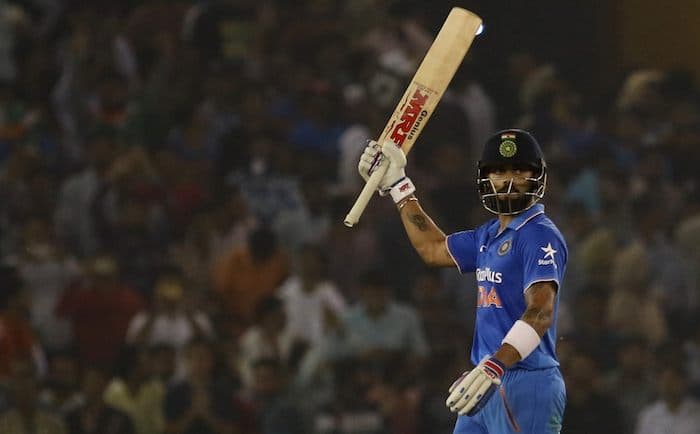 Kohli 14 hundreds while chasing