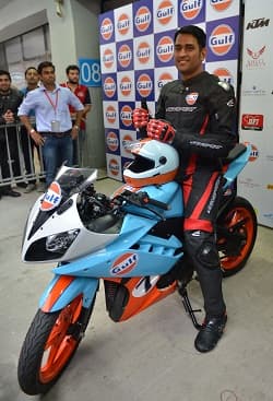 MS Dhoni Bike
