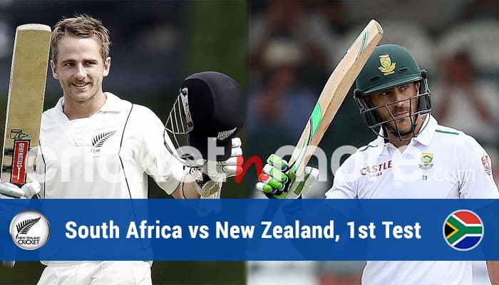 1st Test: South Africa vs New Zealand