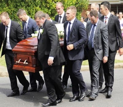 Phil Hughes funeral