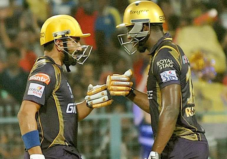 Robin Uthappa and Andre Russell