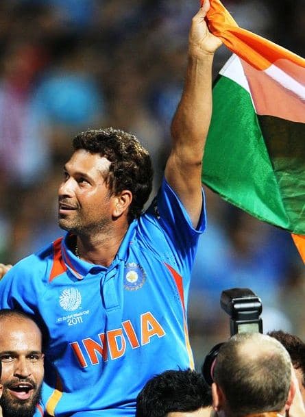 Sachin in 2011 World Cup