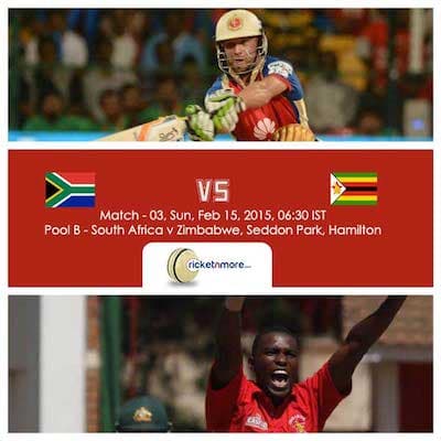 South Africa vs Zimbabwe