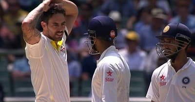 Verbal Spat between kohli and johnson