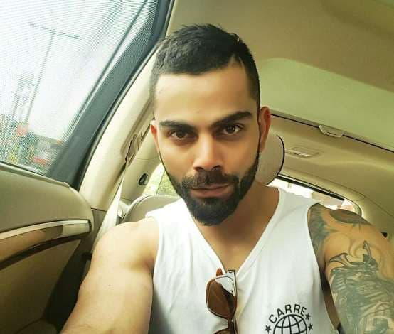 Virat Kohli new haircut
